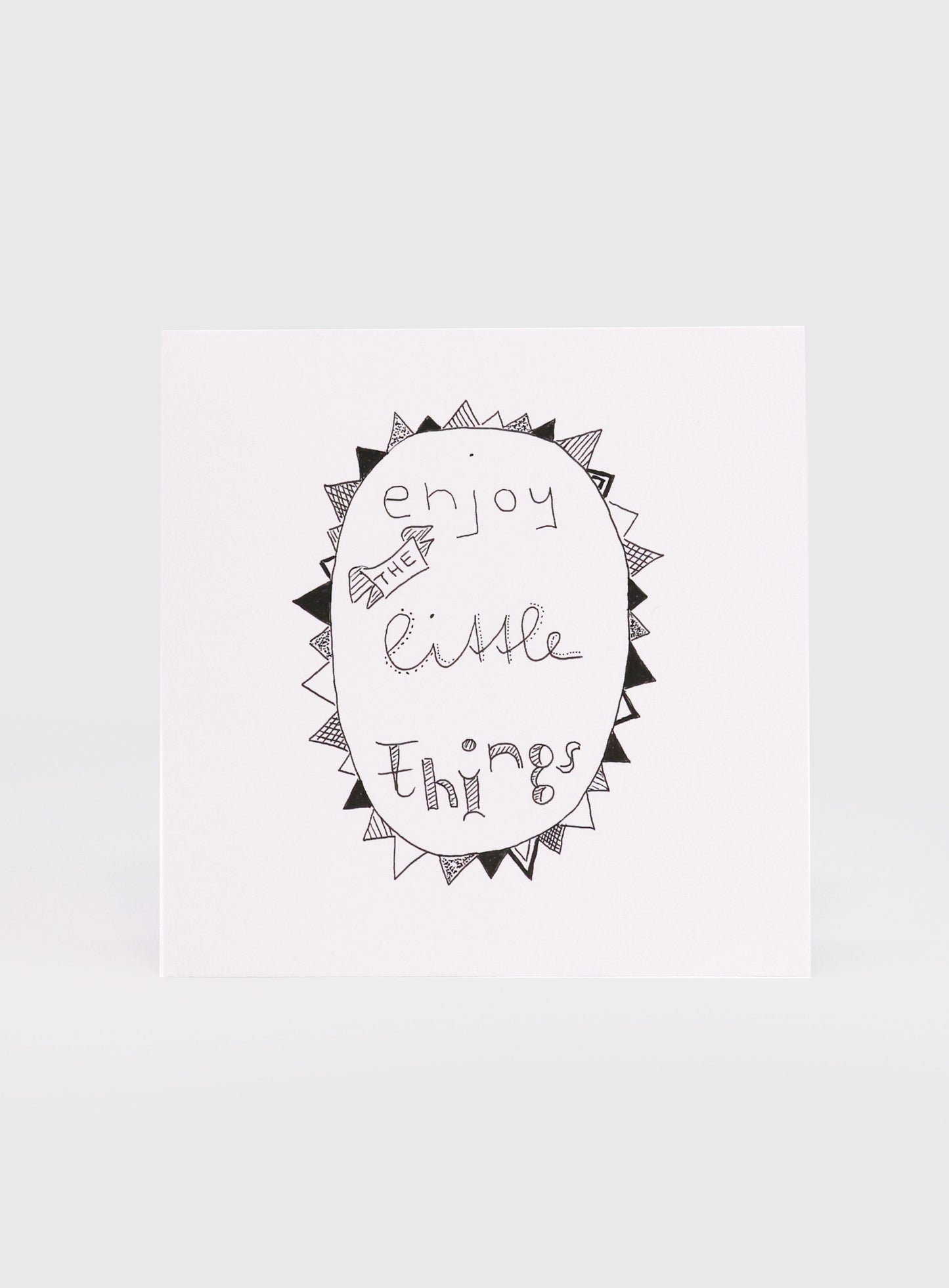 Karte "Enjoy the little things"