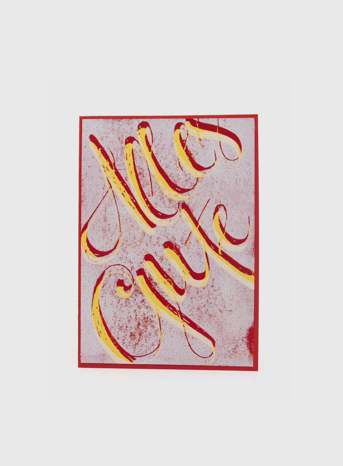 Karte "Alles gute Kalligraphie"