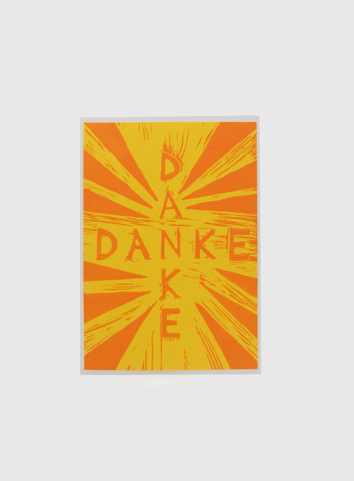 Karte "Danke"