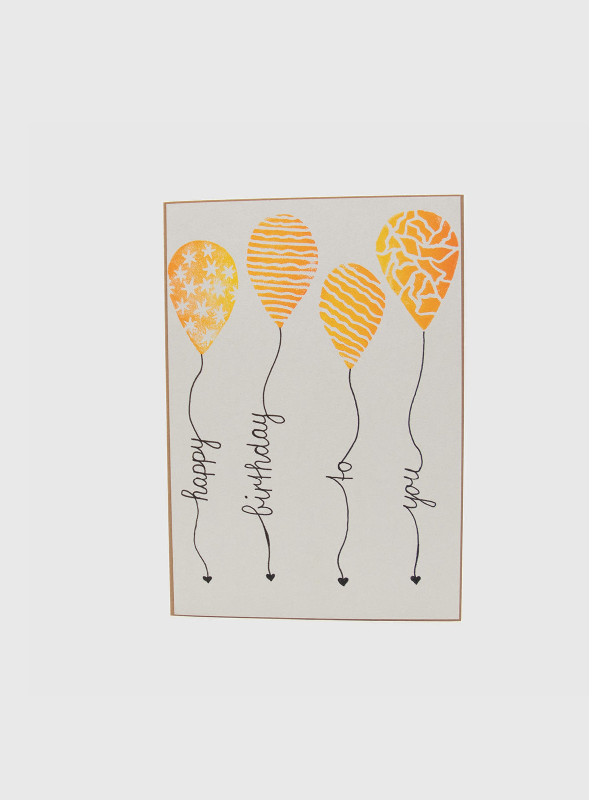 Karte "Happy Birthday Ballon"