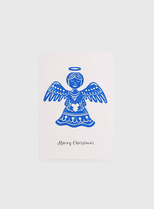 Karte "Engel mit Muster"