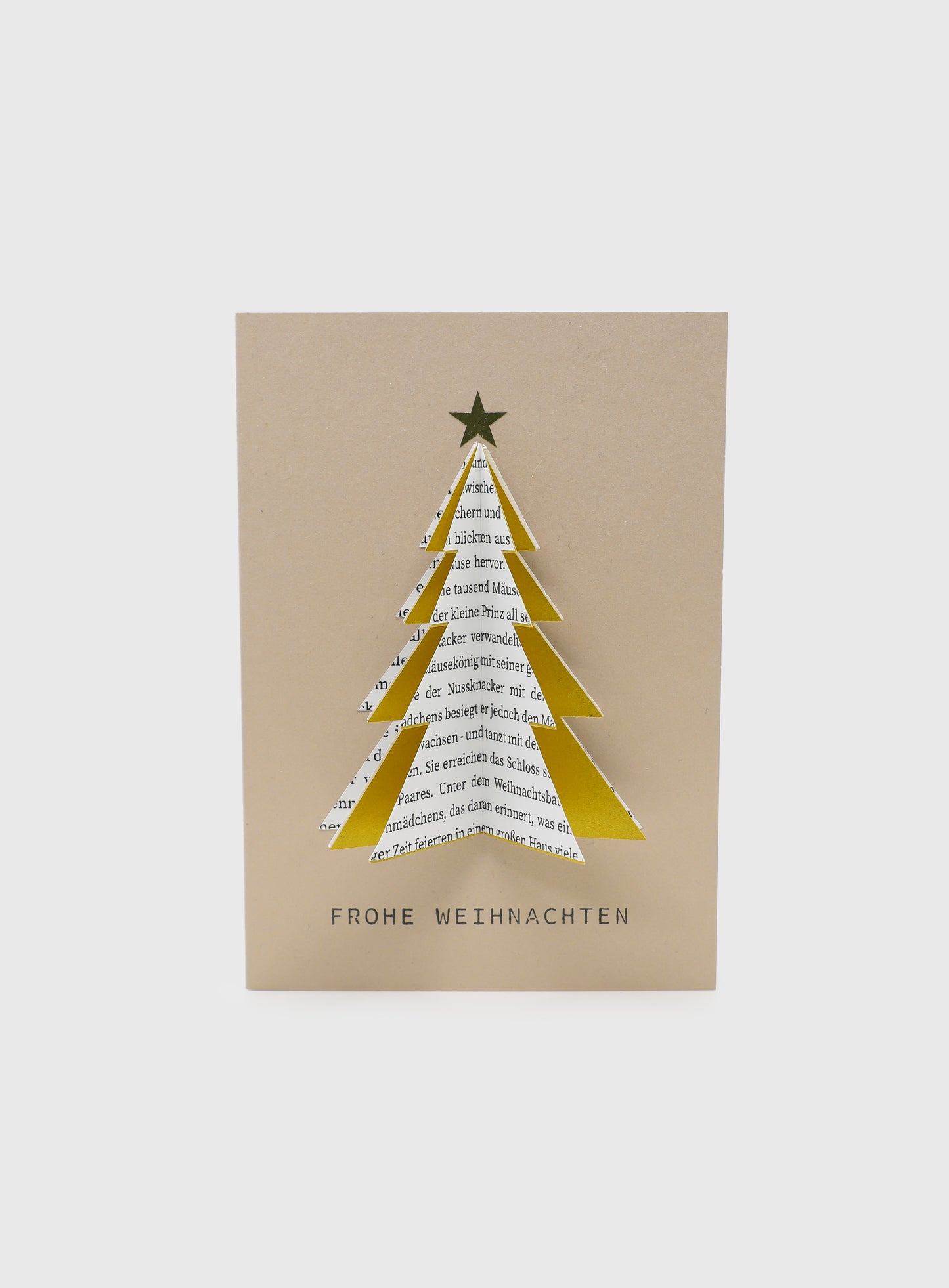 Karte "Weihnachtsbaum-Papier"