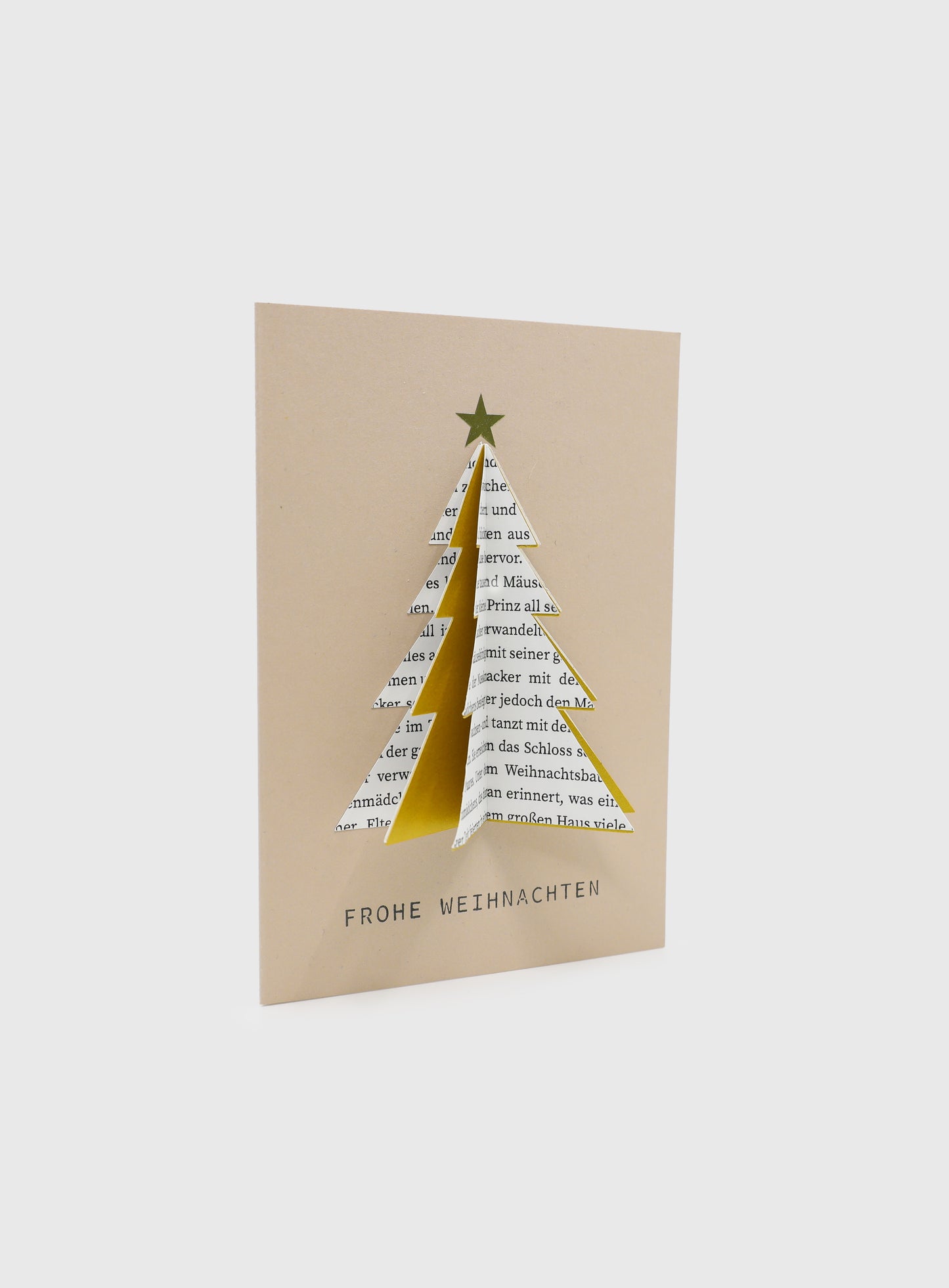 Karte "Weihnachtsbaum-Papier"