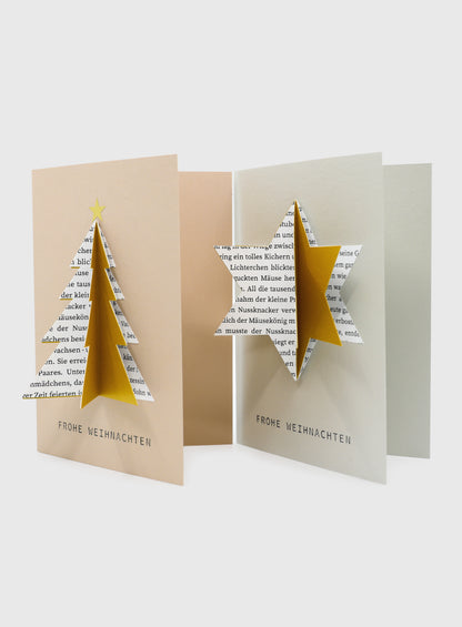 Karte "Weihnachtsbaum-Papier"