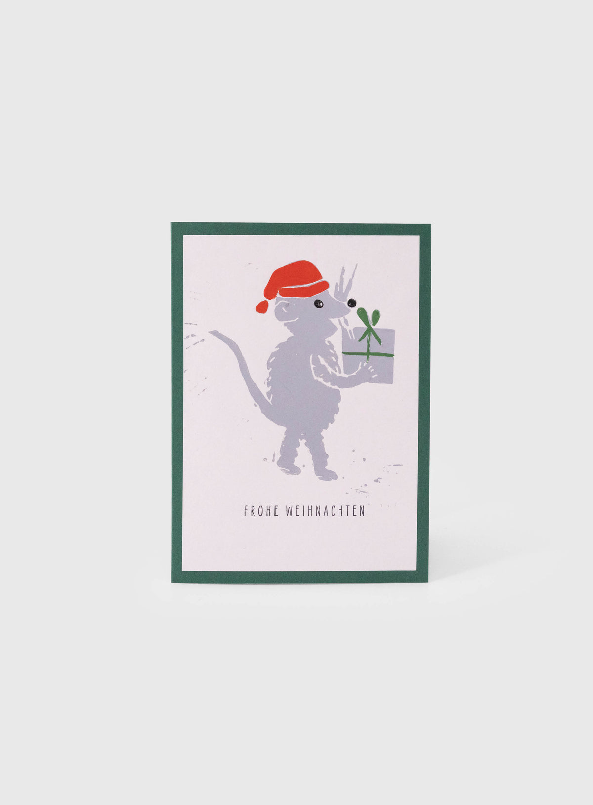 Karte "Weihnachtsmaus"